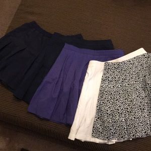 Lot of  5 TENNIS SKIRTS/ SIZE 12